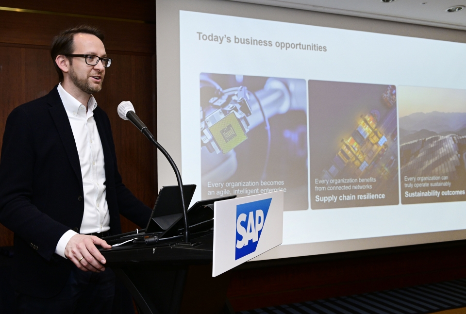 토마스 자우에레시그(Thomas Saueressig) SAP 제품 엔지니어링 총괄 및 이사회 임원.