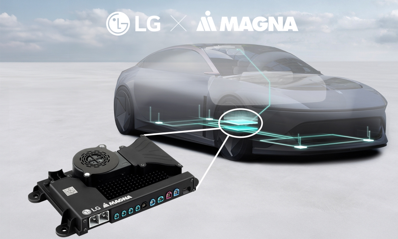 LG전자가 자동차 부품업체 마그나와 협업해 IVI와 ADAS를 통합한 단독 플랫폼을 개발했다. [사진=LG전자]