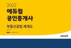 에듀윌, '2022 공인중개사 부동산공법 체계도' 3월 월간·주간 베스트셀러 1위