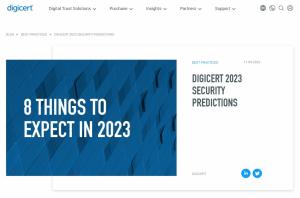 디지서트, '2023년 사이버 보안 전망' 발표