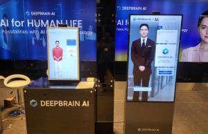 딥브레인AI, 국제인공지능대전서 챗GPT 탑재된 대화형 AI 키오스크 출시