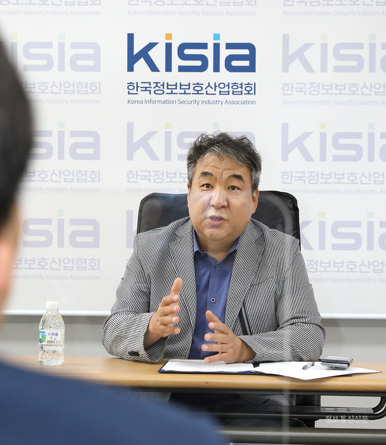 이동범 회장은 스타트업 육성, 해외진출, 인력양성을 KISIA의 중점 사업으로 추진할 것이라고 말했다.