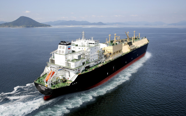 HD현대마린솔루션과 셰브론이 저탄소 선박으로 개조하기로 한 16만 입방미터급 LNG운반선 아시아 에너지호(Asia Energy). [자료=HD현대]