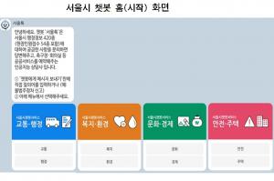 챗봇 '서울톡'활약 종횡무진…빠른접수 업무부담 줄어