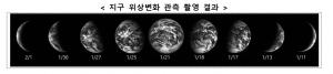 다누리가 촬영한 달 표면사진 공개